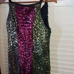 True Vintage 1960 All Over Sequin Dress - image 1